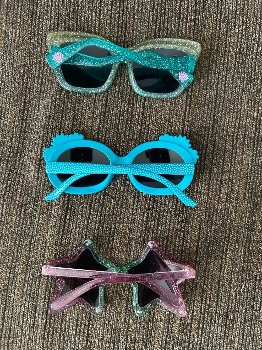 Lot of 4 Toddler Girls Disney Store sunglasses Ariel, Frozen Fever, Minnie Mouse